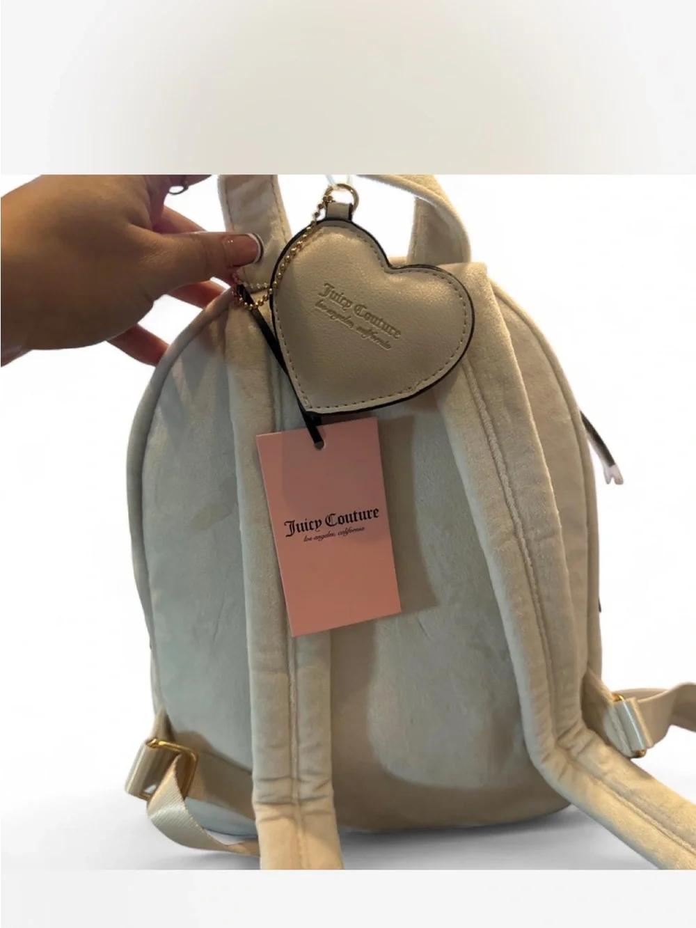 Juicy Couture white  Mini Backpack - Juicy Embellished